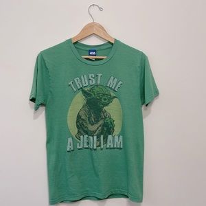 Star Wars Trust Me A Jedi I Am Green T shirt Medium